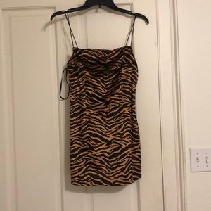 Tiger stripe dress